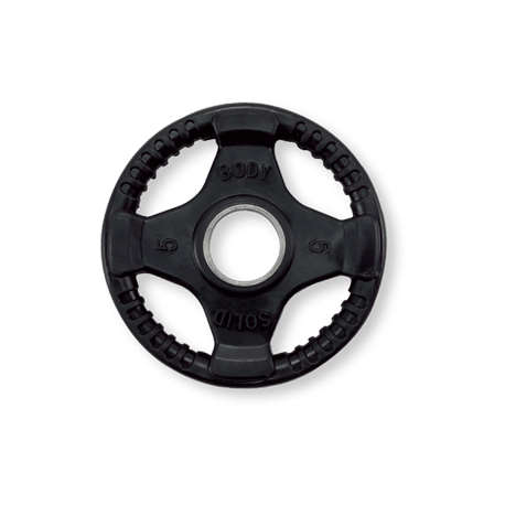 Body-Solid Rubber Grip Olympic Plate -  5 lbs.