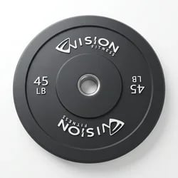 Vision Fitness Rubber Bumper Plates