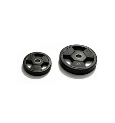 Vision Fitness Olympic Rubber Grip Weight Plates - 110 lbs. Set 