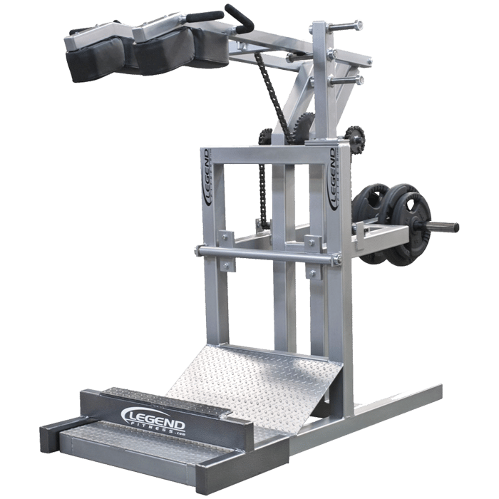 Legend Squat Machine with Calf Blaster