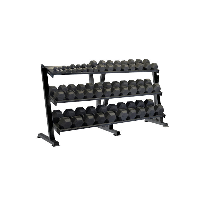 York Fitness 3 Tier Dumbell Rack