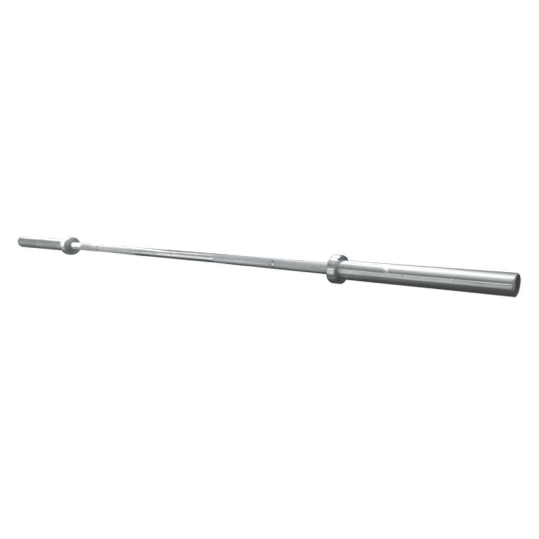 Chrome Olympic Bar, 2000lb, Chrome With Out Center Knurling