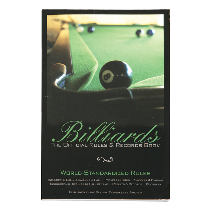 Brunswick Billiards BCA Rule Book