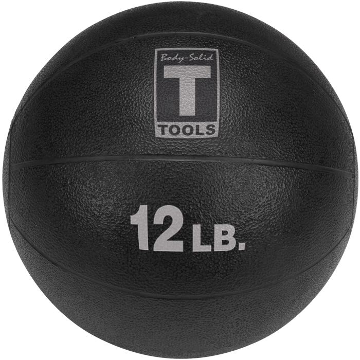 Body-Solid Medicine Ball - 12 lbs (Black)
