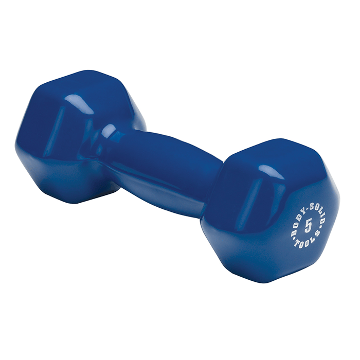 Body-Solid 5 lb. Vinyl Dumbbell