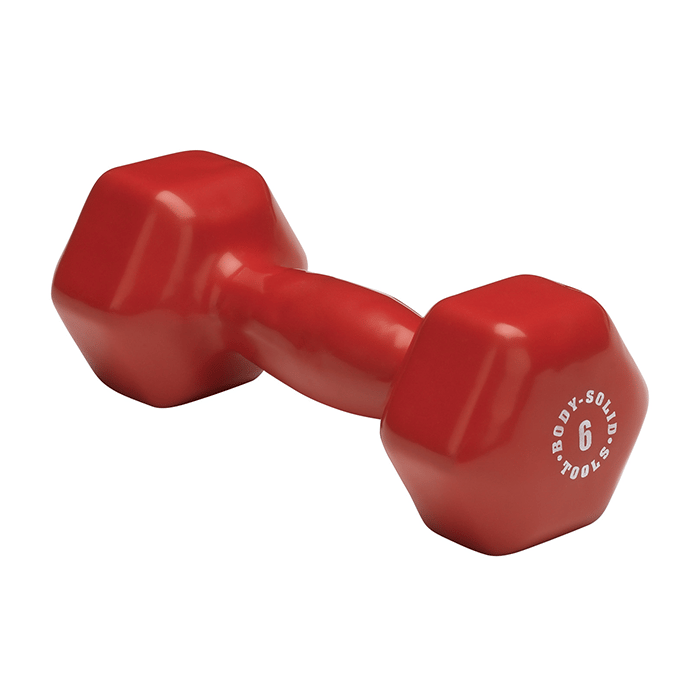 Body-Solid 6 lb. Vinyl Dumbbell
