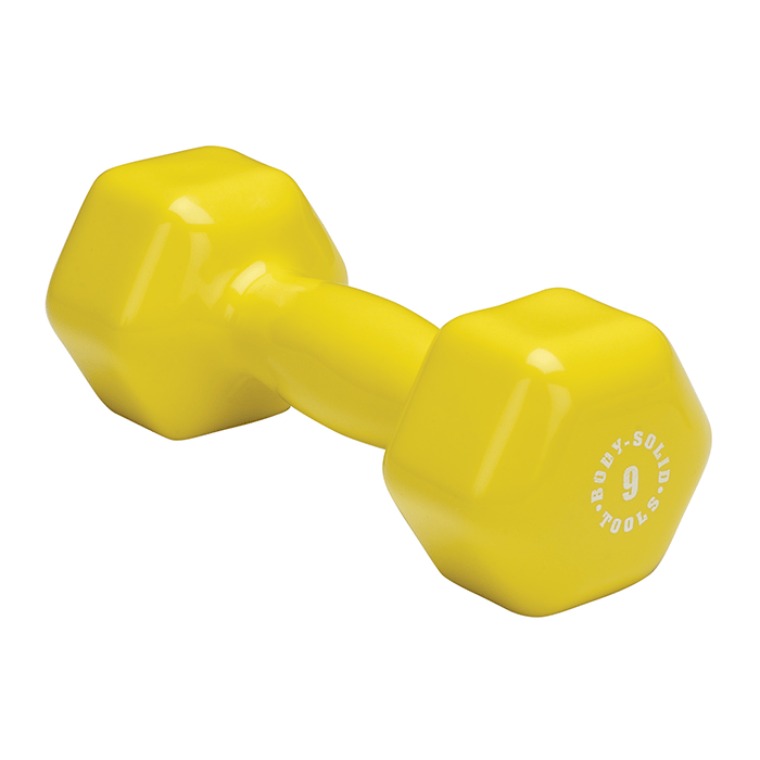 Body-Solid 9 lb. Vinyl Dumbbell