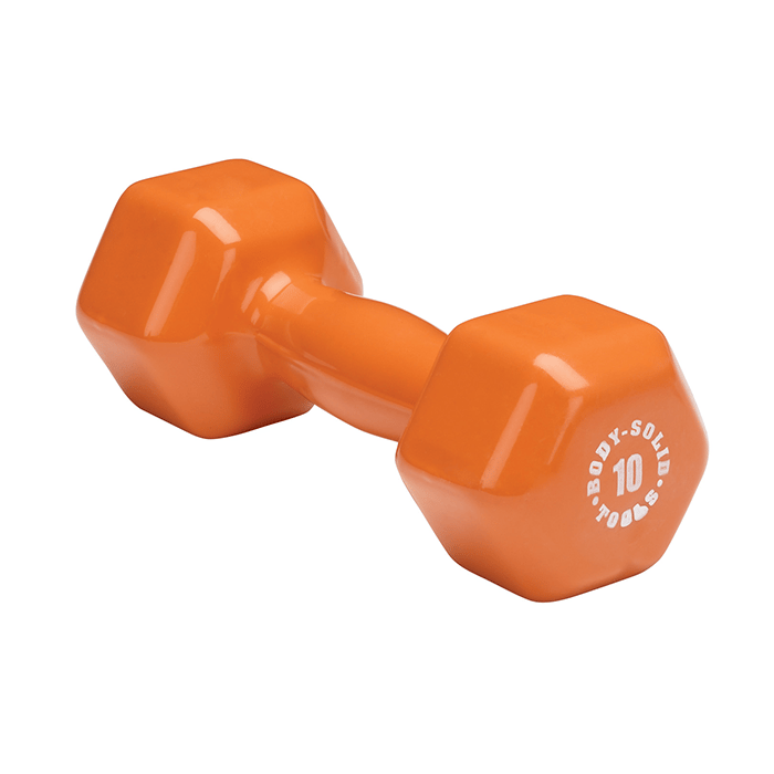 Body-Solid 10 lb. Vinyl Dumbbell