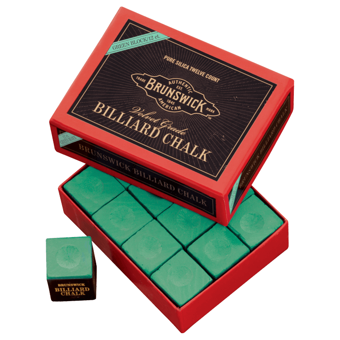 Brunswick Billiard Chalk - 144 piece, Green
