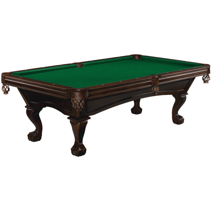 Brunswick Glenwood 7' Pool Table With Ball & Claw Leg
