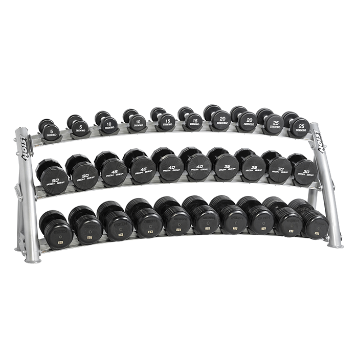 Hoist CF-3461-3 3-Tier Dumbbell Rack - 15 Pairs