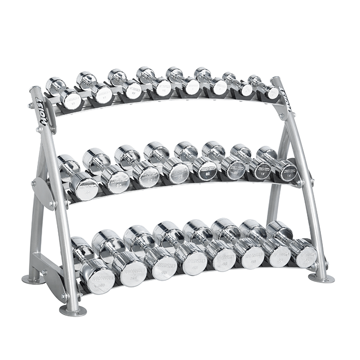Hoist CF-3462-3 3-Tier Beauty Bell Rack - 12 Pairs