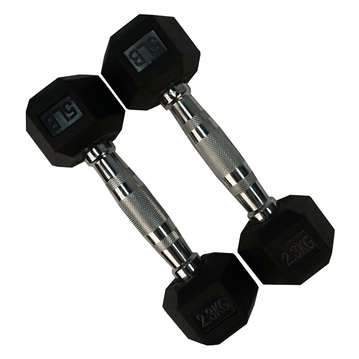 Torque Rubber Hexagon Dumbbell