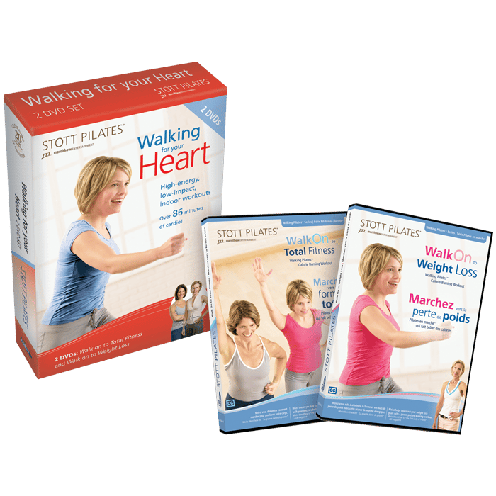 Stott Pilates Walking For Your Heart DVD Two-Pack