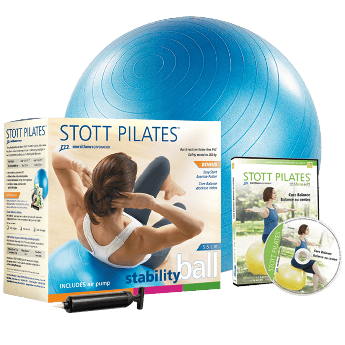 Stott Pilates Stability Ball Power Pack 55cm (blue)
