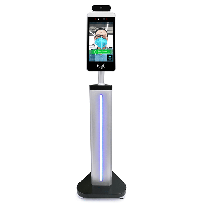 Temp Check In Free Standing Post Kiosk