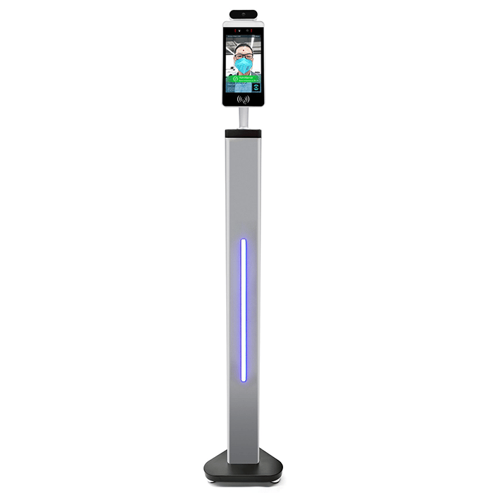 Temp Check In Free Standing Post Kiosk