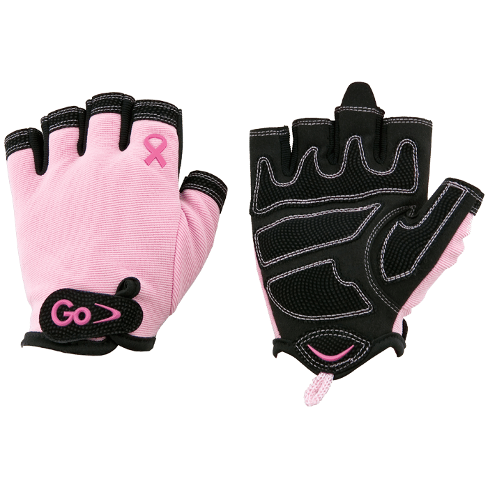 GoFit Women's Breast Cancer Awareness X-Trainer Gloves - Large