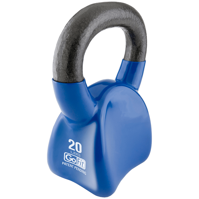 GoFit 20 lbs Countor Kettlebell