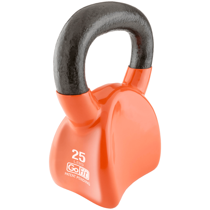 GoFit 25 lbs Countor Kettlebell