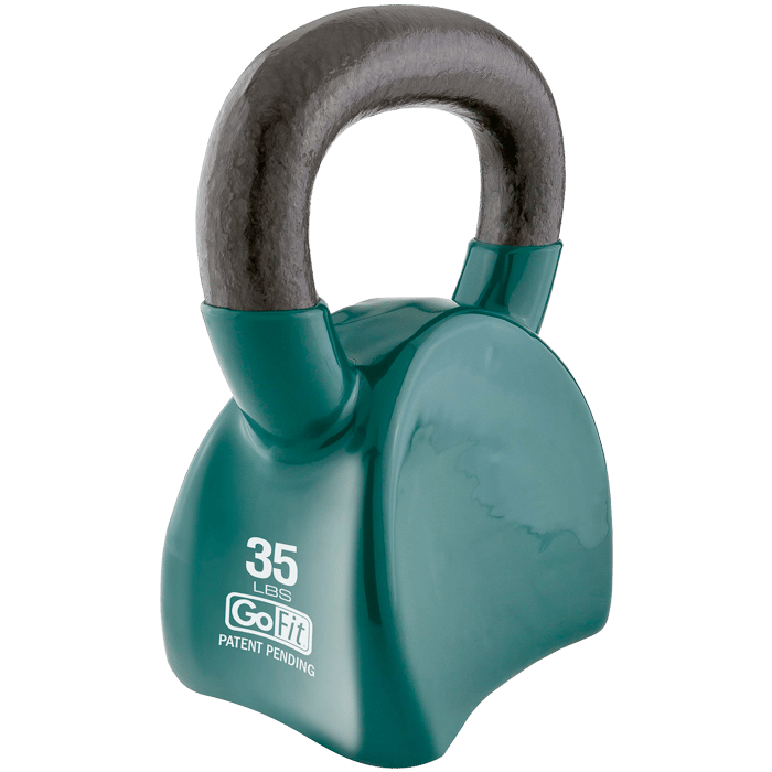 GoFit 35 lbs Countor Kettlebell