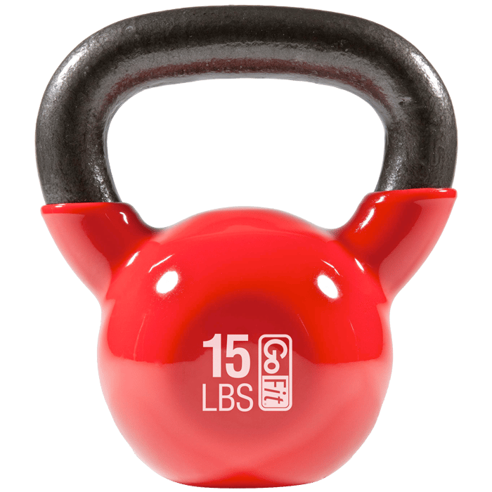 GoFit 15 lbs Kettlebell