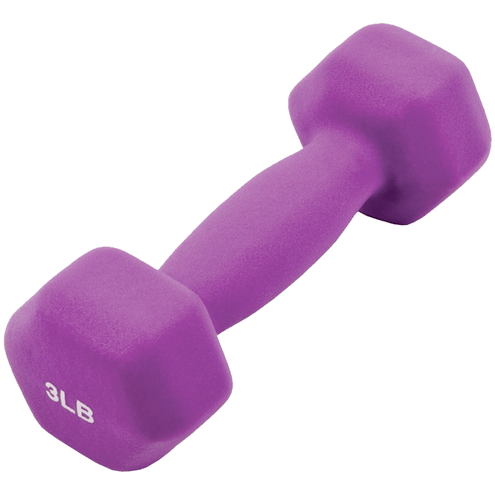 GoFit 3 lbs Neoprene Dumbell