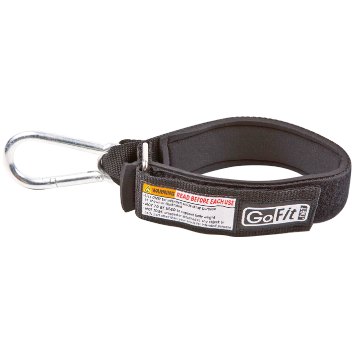 GoFit Tube & Band Ankle Strap with Carabiner