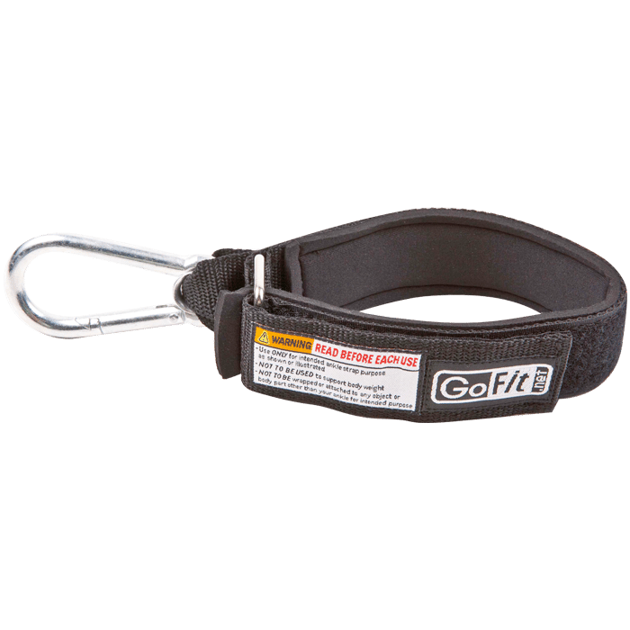 GoFit Tube & Band Ankle Strap with Carabiner