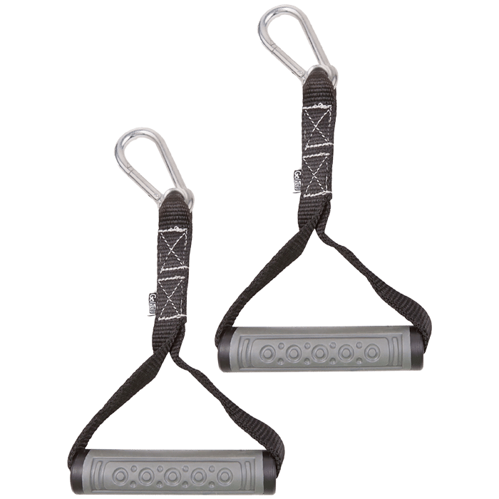 GoFit Tube & Band Power Handles with Carabiner