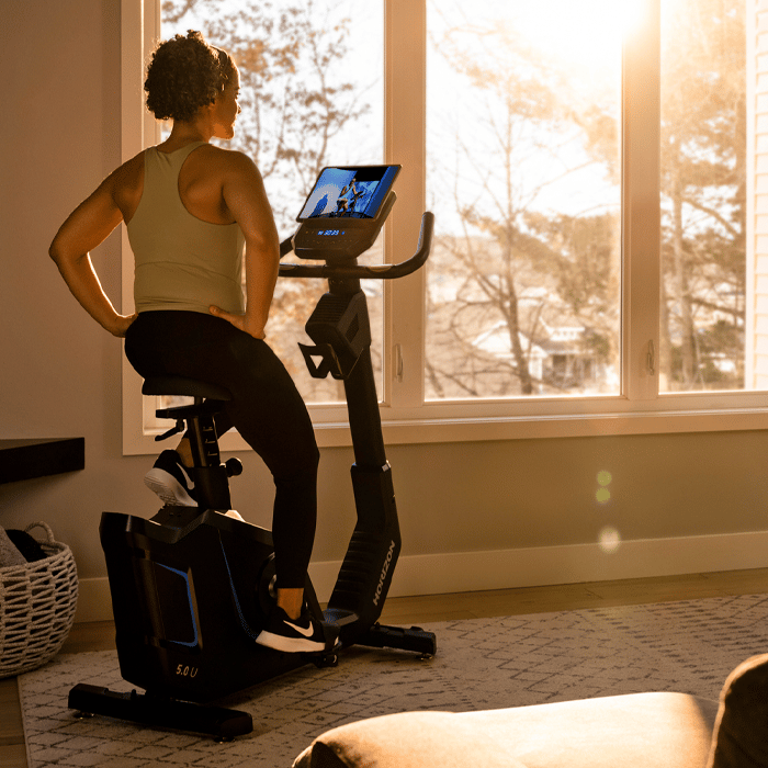 Horizon 5.0U Upright Bike