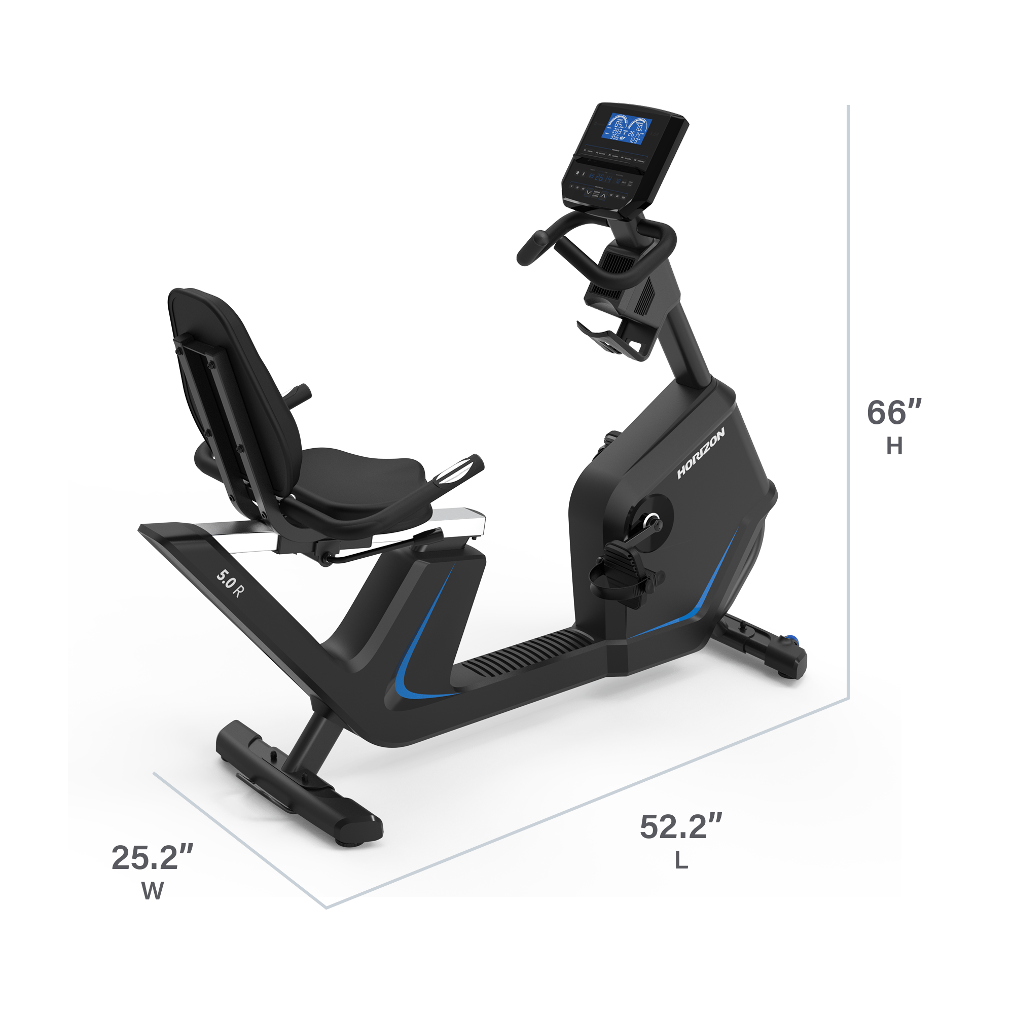 Horizon 5.0R Recumbent Bike