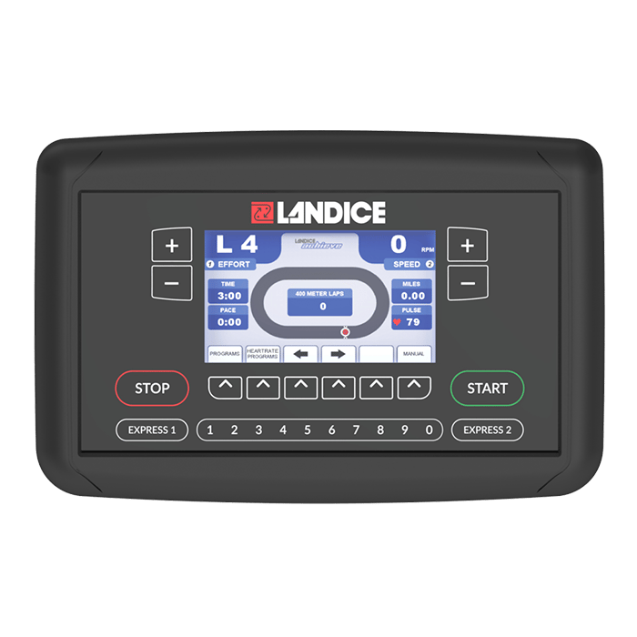 Landice E9 Elliptical with Achieve Control Panel