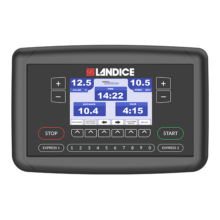 Landice L7 Club Treadmill with Achieve Control Panel