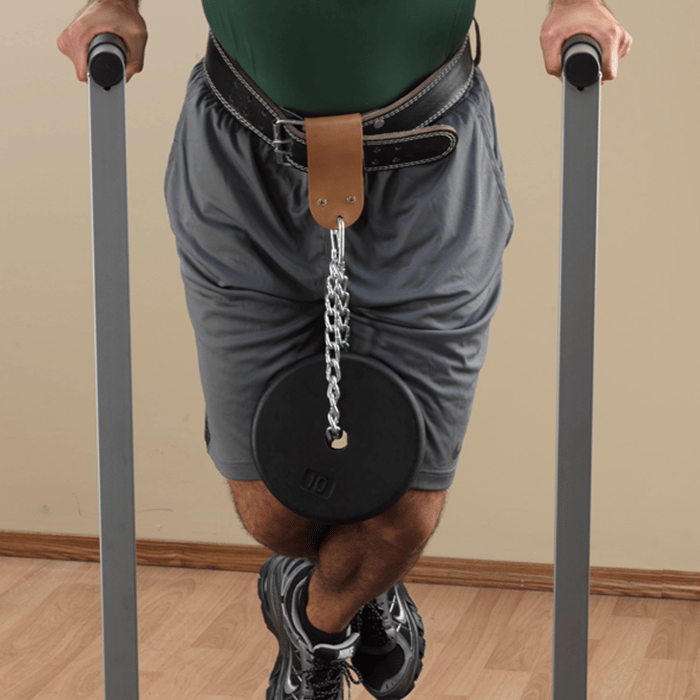 Body-Solid Leather Dipping Strap