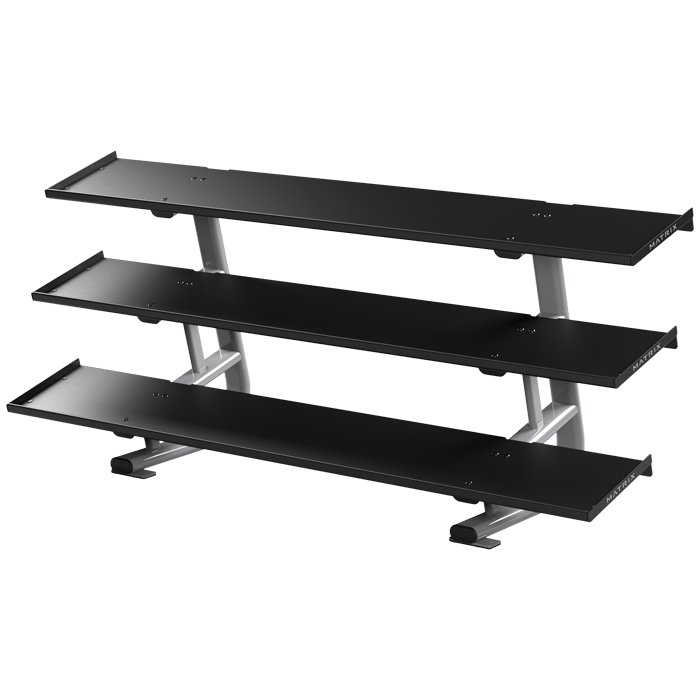 Matrix Magnum 3-tier Flat-tray Dumbbell Rack