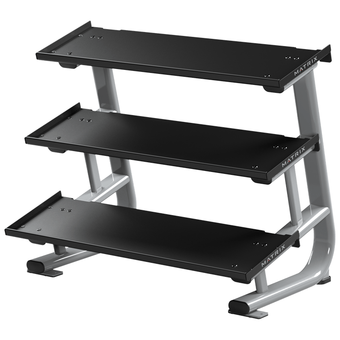 Matrix Magnum Studio Flat-tray Dumbbell Rack