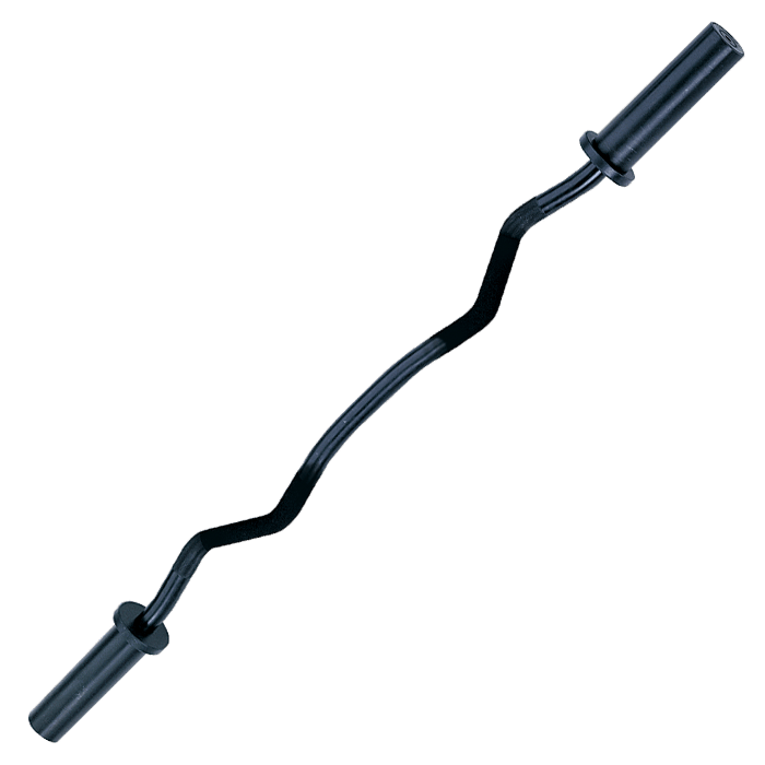 Body-Solid Olympic Curl Bar - Black