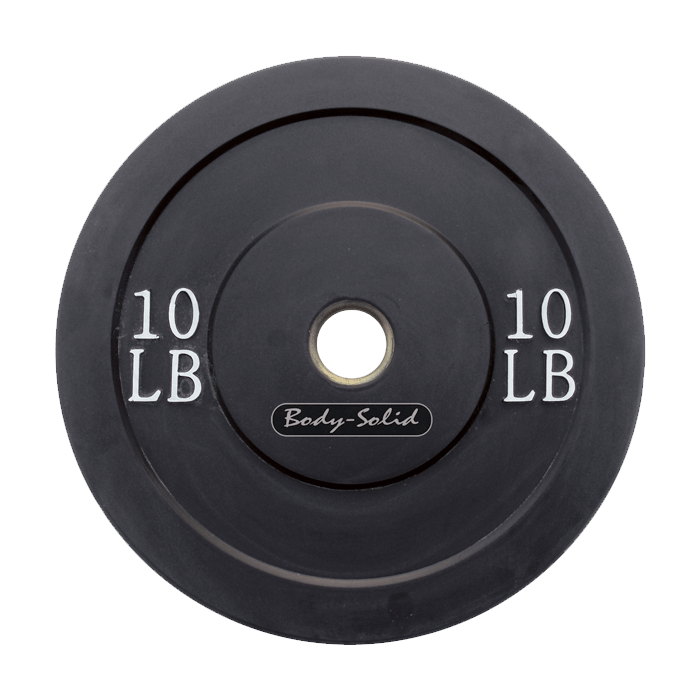 Body-Solid 10 lb. Bumper Plate (Black)