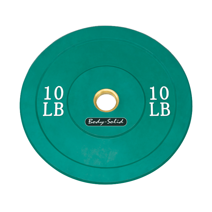 Body-Solid 10 lb. Bumper Plate (Green)