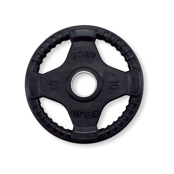 Body-Solid Rubber Grip Olympic Plate -  10 lbs.