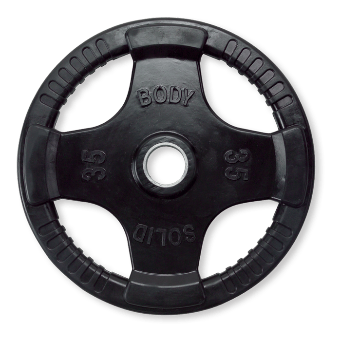 Body-Solid Rubber Grip Olympic Plate -  35 lbs.