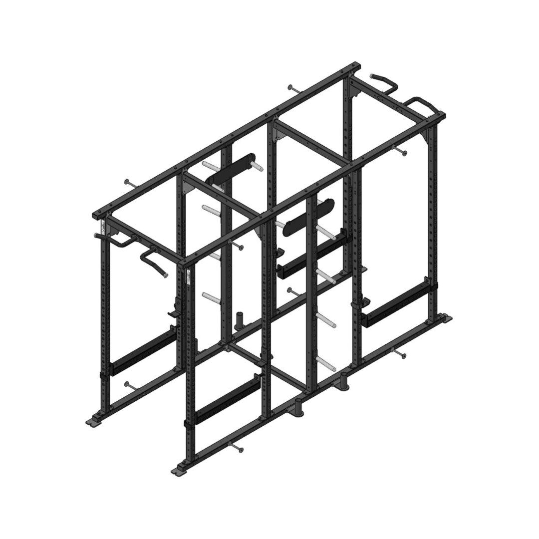 PMX Series Double Full Rack, 3x2 11g Uprights