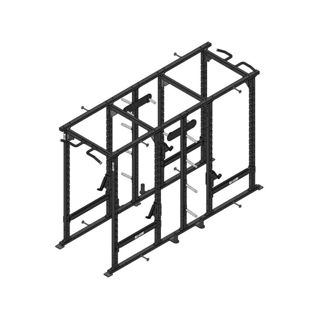 PMX Series Double Full Rack, 3x3 7g Uprights