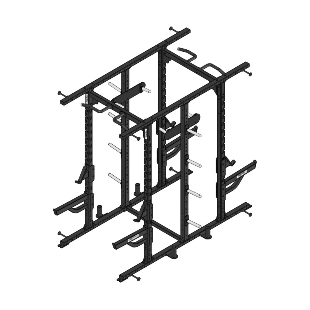 PMX Series Double Half Rack, 3x3 7g Uprights