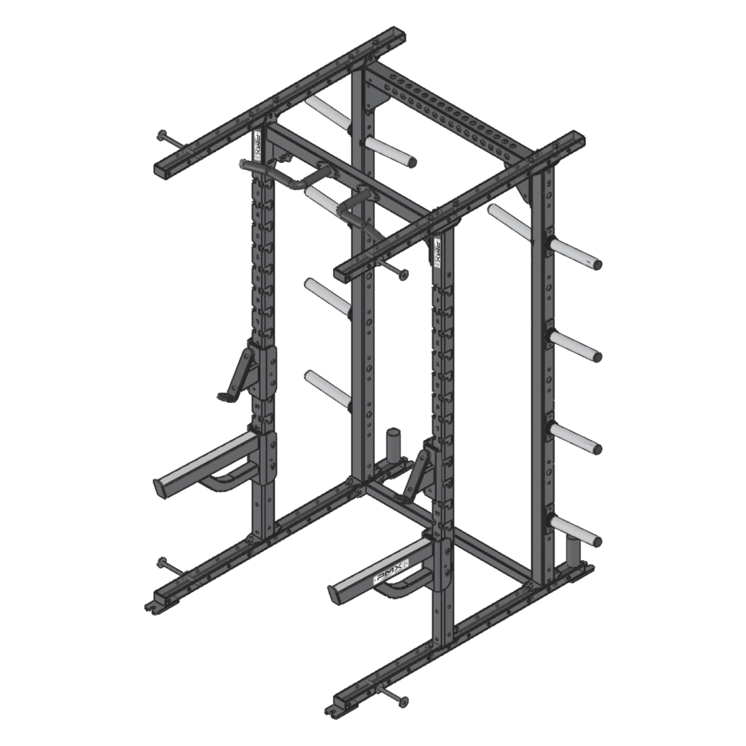 PMX Series Half Rack, 3x3 7g Uprights
