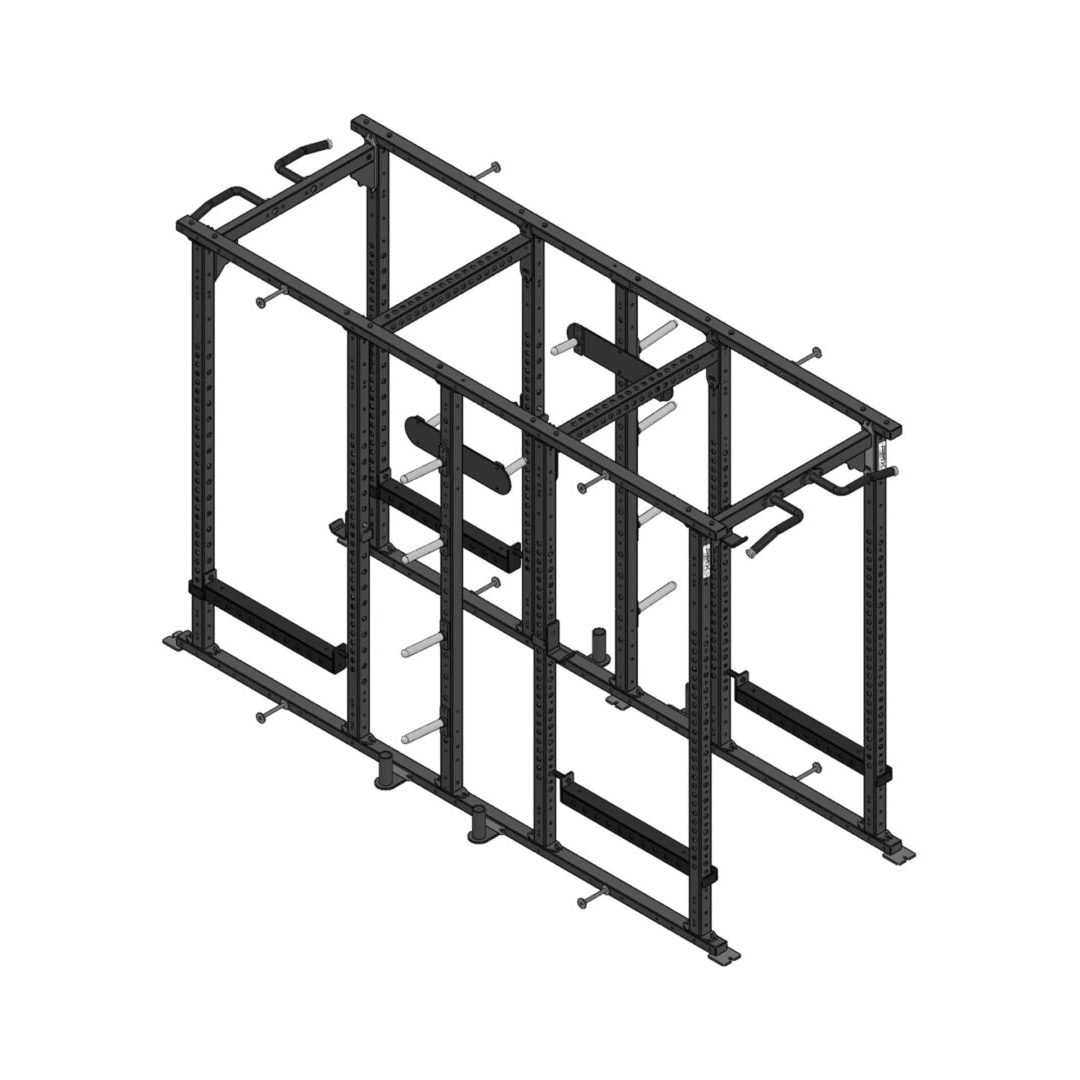 PMX Series Double Full Rack, 3x3 11g Uprights