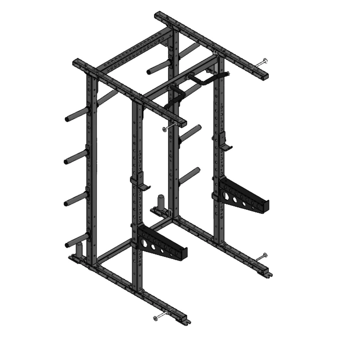 PMX Series Half Rack, 3x3 11g Uprights