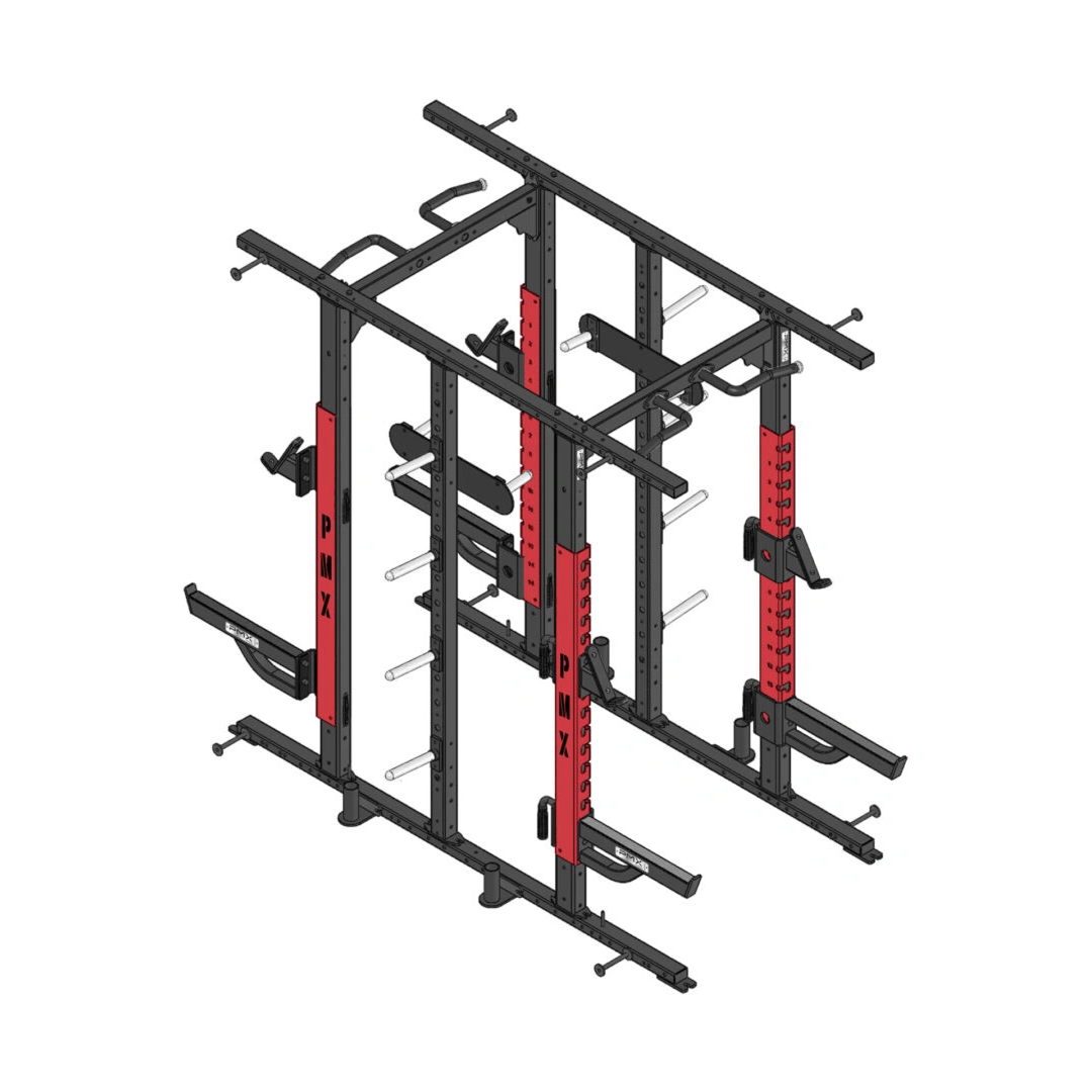 PMX Series Double Half Rack, 4x3 7g Uprights