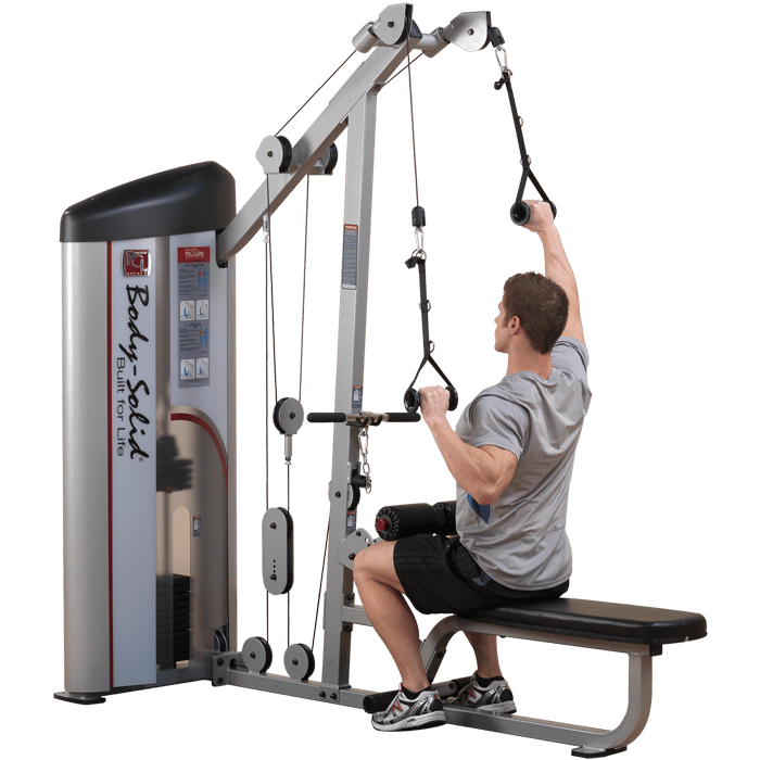 Body-Solid Pro Clubline Series II Lat Pulldown Seated Row
